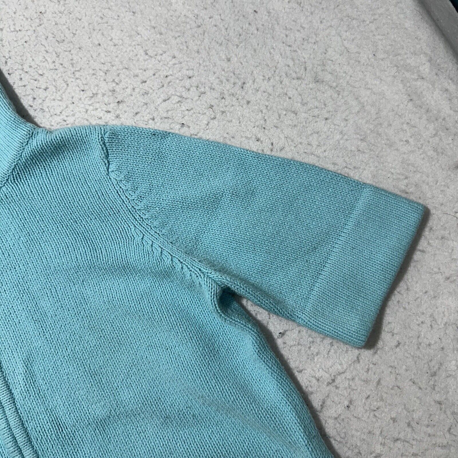 Chicos Chico's Medium Full Zip High Neck Cardigan Sweater Size M / US 6-8 / IT 42-44 - 4 Thumbnail
