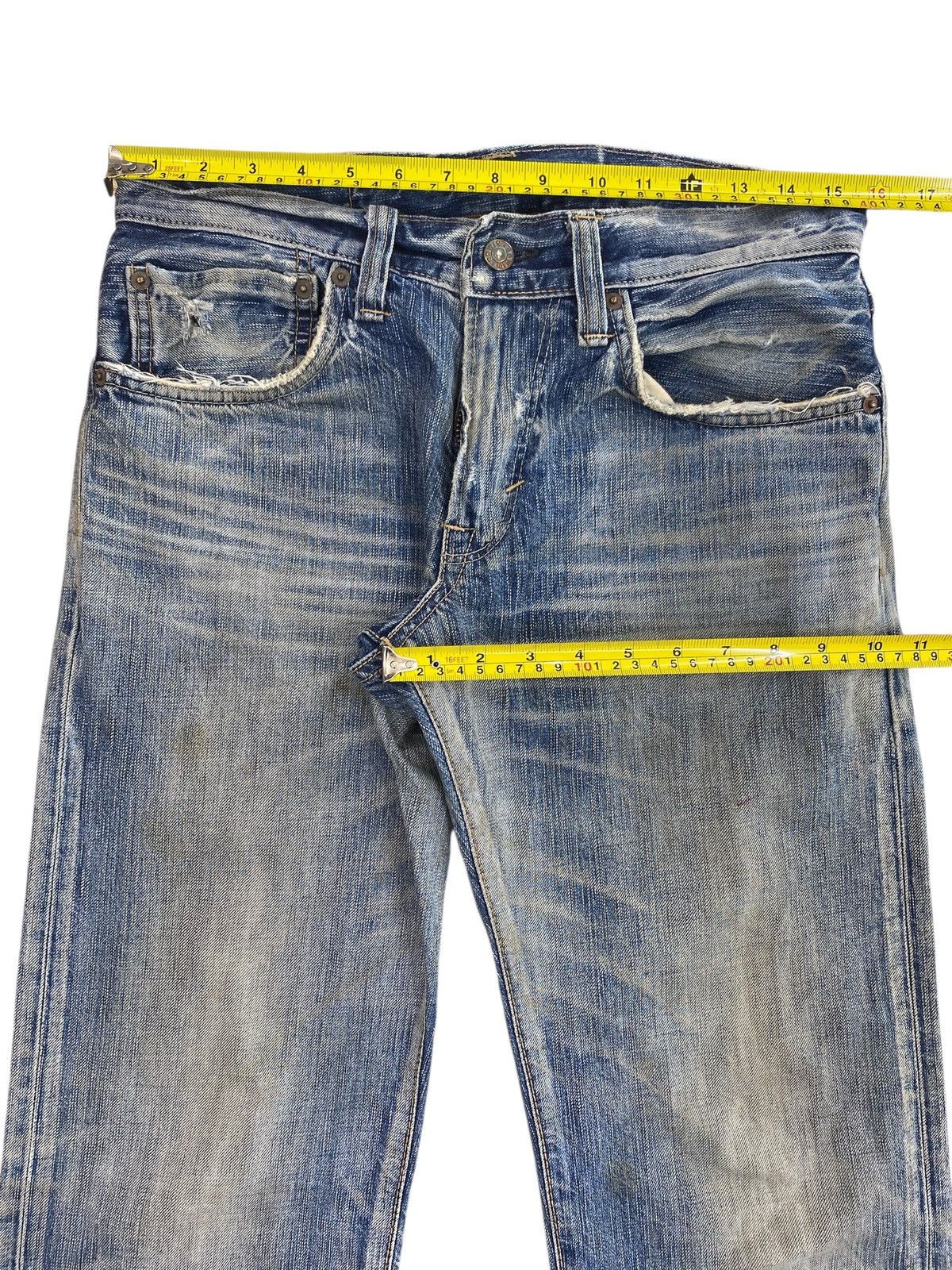 Edwin Edwin Brand Faded Blue Wash Style Loose Jeans Size US 32 / EU 48 - 9 Thumbnail