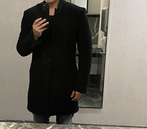 Saint Laurent Paris Saint Laurent Paris one button chesterfield coat wool/silk Size US M / EU 48-50 / 2 - 10 Thumbnail
