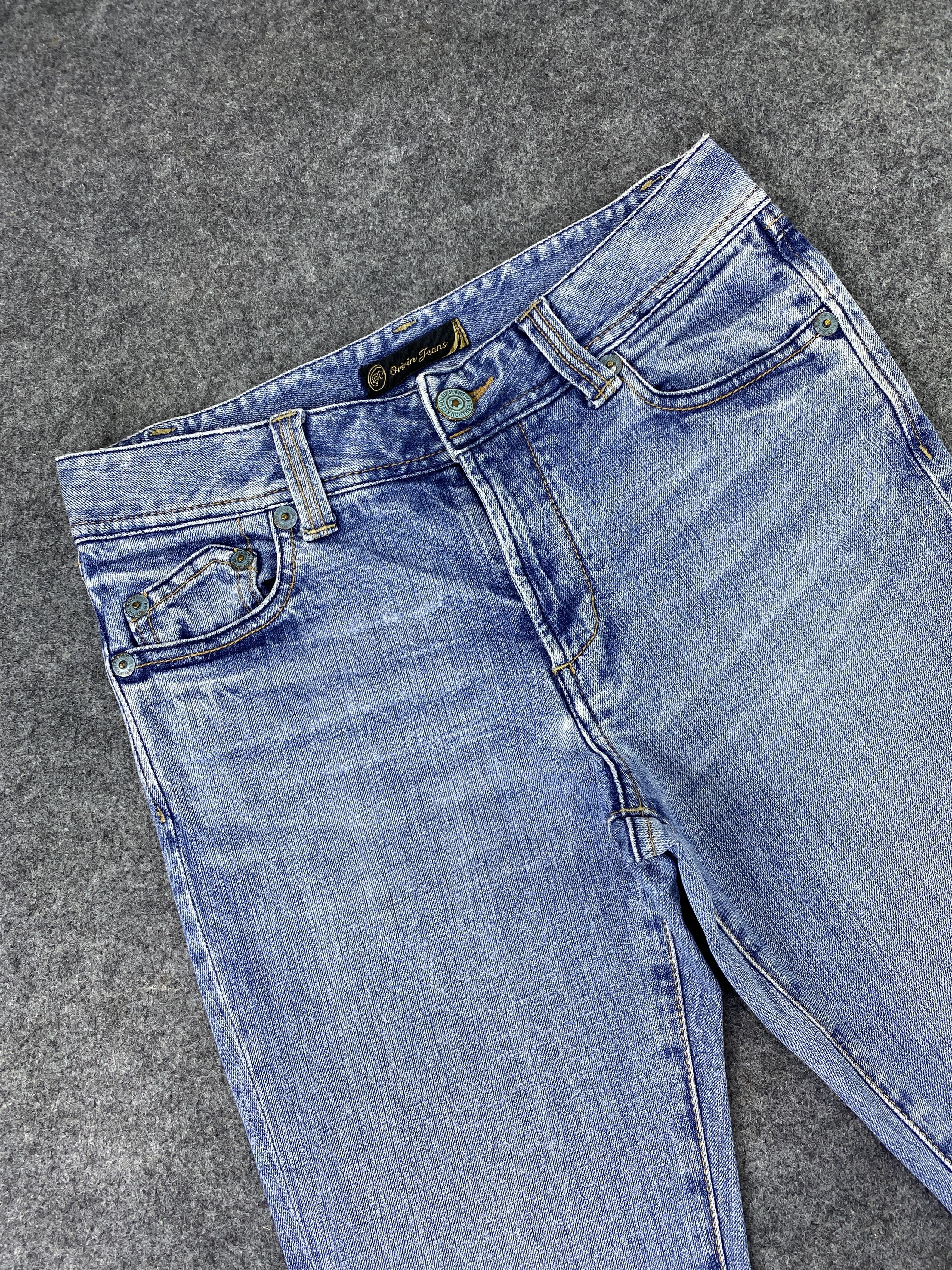 Japanese Brand Oririn Blue Wash bootcut Jeans - J997 Size 29" - 5 Thumbnail