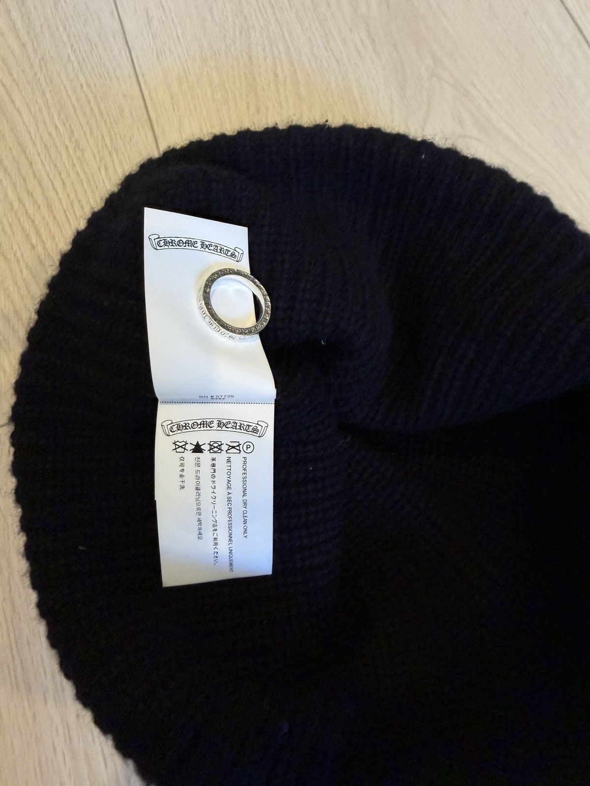 Chrome Hearts Chrome Hearts Black & Red Triple Star Leather Patch Beanie Size ONE SIZE - 10 Thumbnail