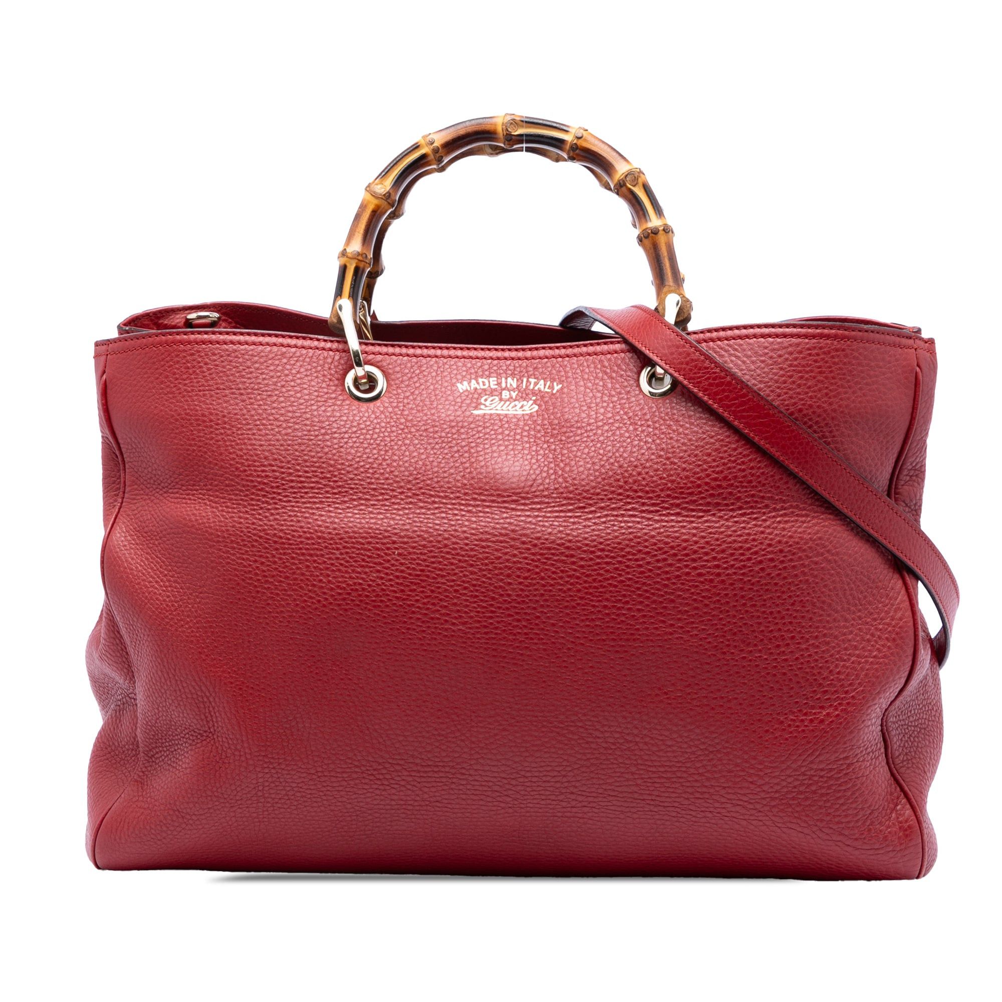 Gucci Large Calfskin Bamboo Shopper Satchel Size ONE SIZE - 1 Thumbnail