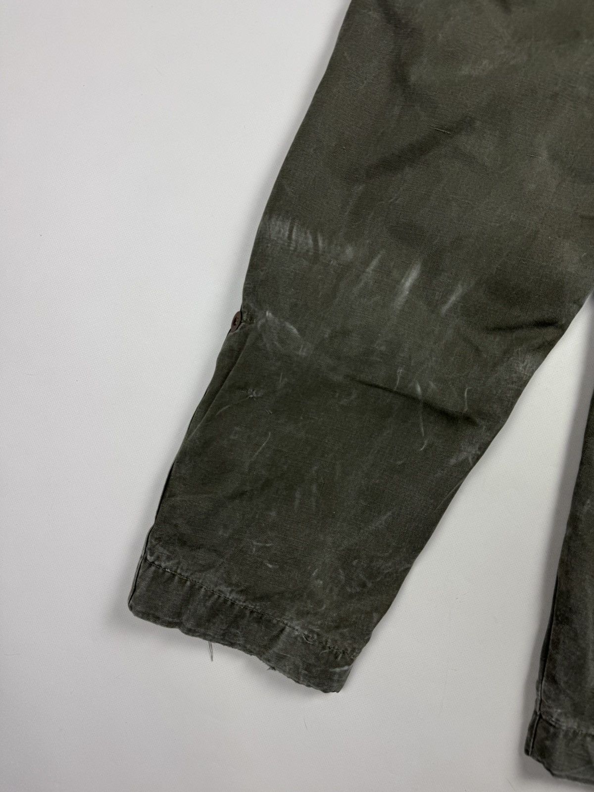 Vintage 950s Belgian Army A.M. Seynaeve Cargo Trousers Pants Size US 30 / EU 46 - 24 Thumbnail
