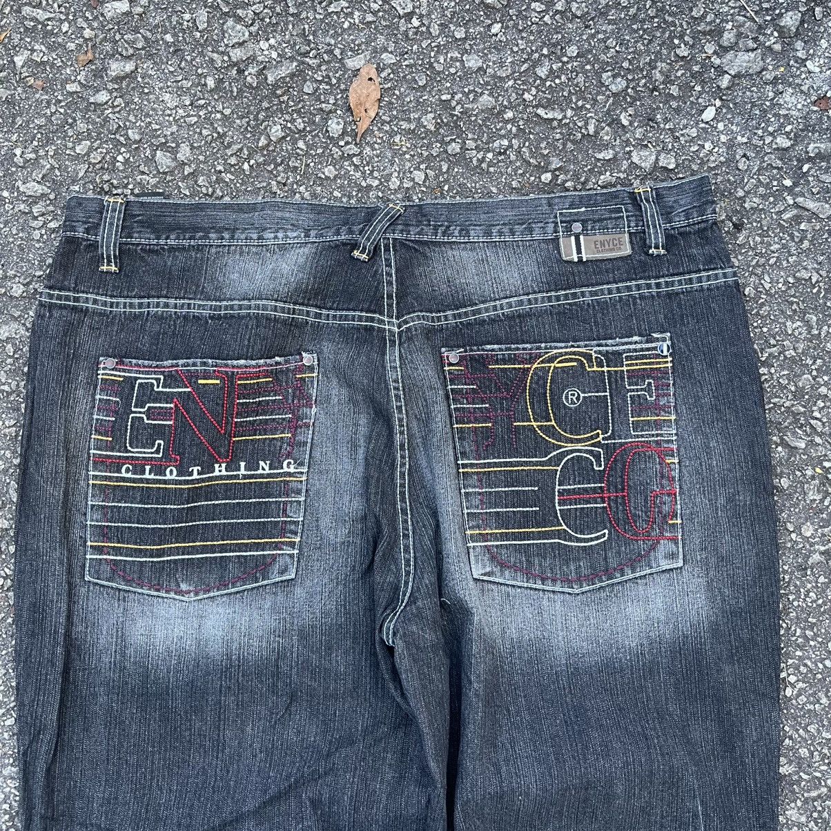 Enyce Y2K Baggy Jeans ENYCE Faded Black Denim Skater Southpole Size US 44 / EU 60 - 10 Thumbnail