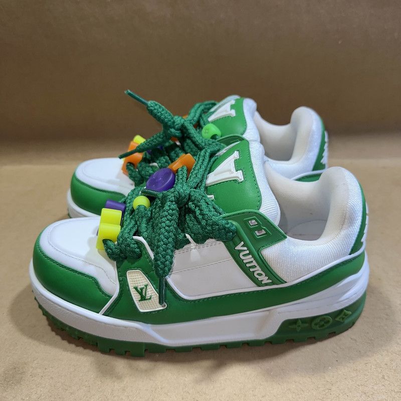 Louis Vuitton Louis Vuitton Trainer Maxi Low-Top Fashion Sneakers 0079 Size US 8.5 / EU 41-42 - 1 Thumbnail