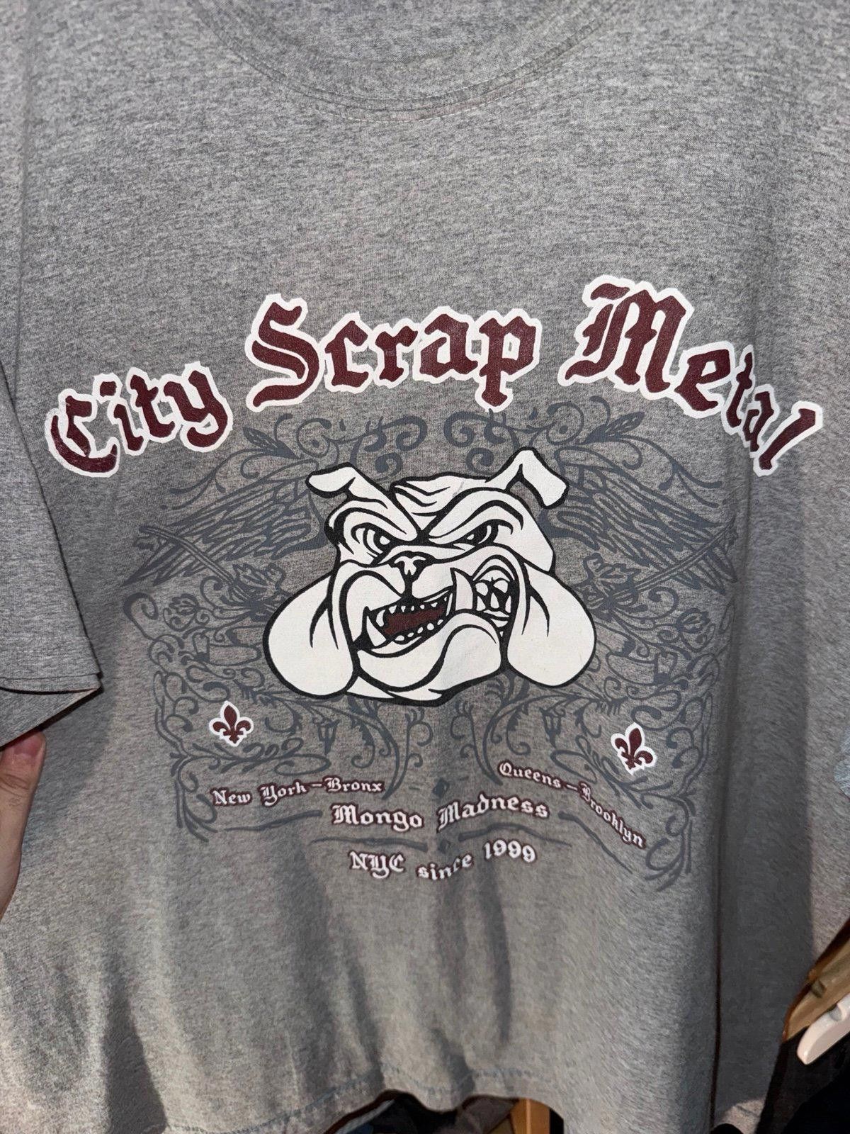 Jerzees VTG Y2K City Scrap Metal Bulldog T-Shirt Rare Sz 2XL Jerzees Size US XXL / EU 58 / 5 - 3 Thumbnail