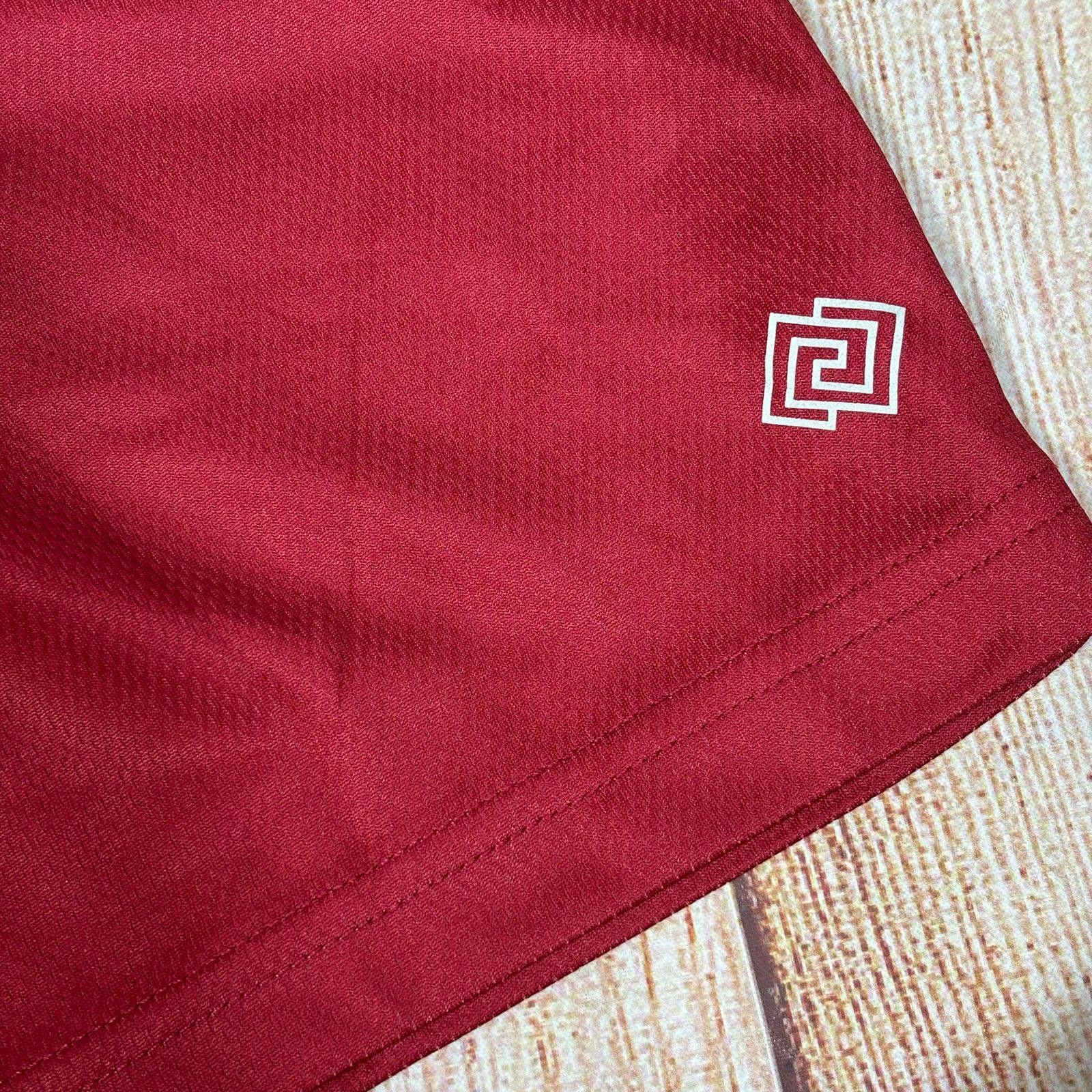 Zylos George Machado Zelos Men's Large Athletic Shorts in Red NWT Size US 34 / EU 50 - 2 Thumbnail
