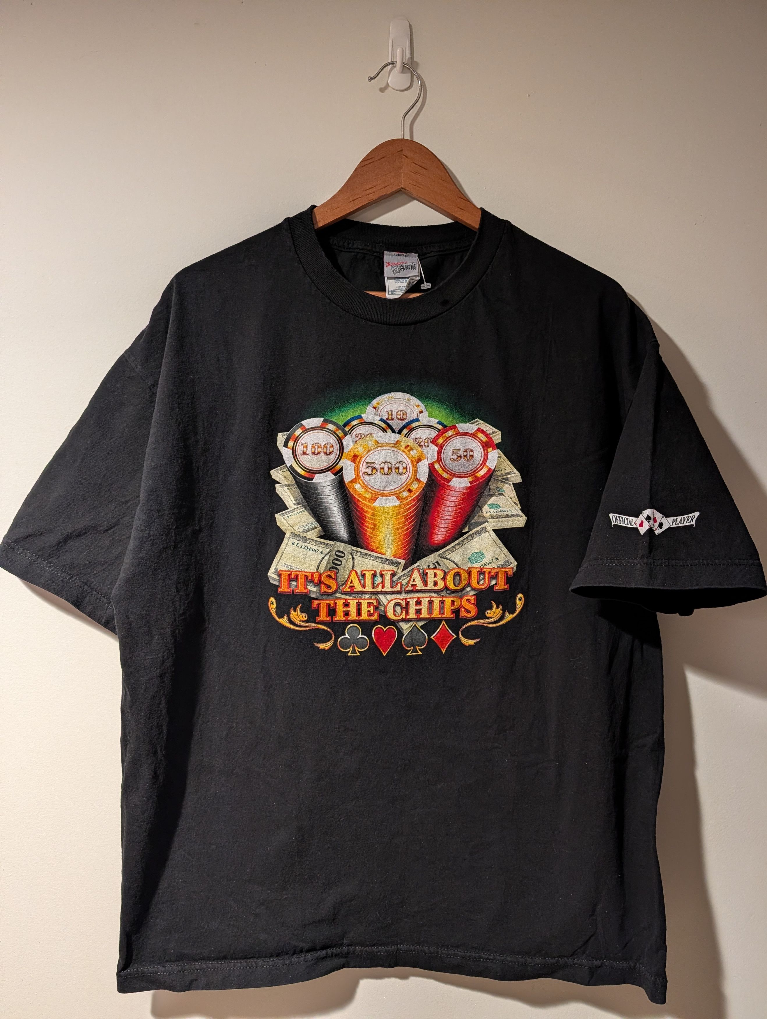 Arts & Science Vintage it's all about the chips Official Poker T-shirt Size US XL / EU 56 / 4 - 1 Thumbnail