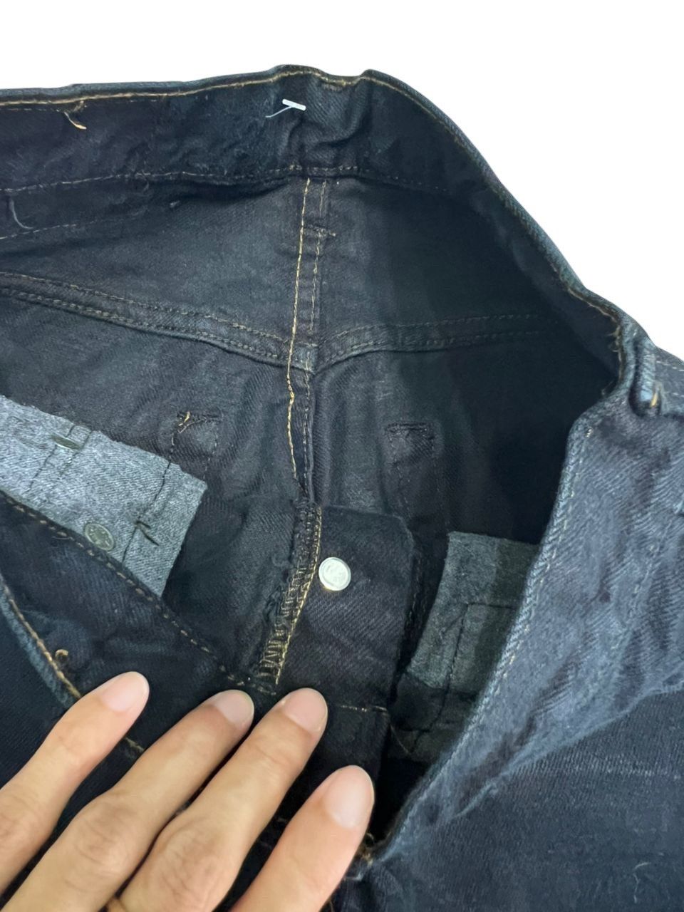Levi's × Vintage Vintage 70’s Levis Redline Black Colour Size US 27 - 9 Thumbnail