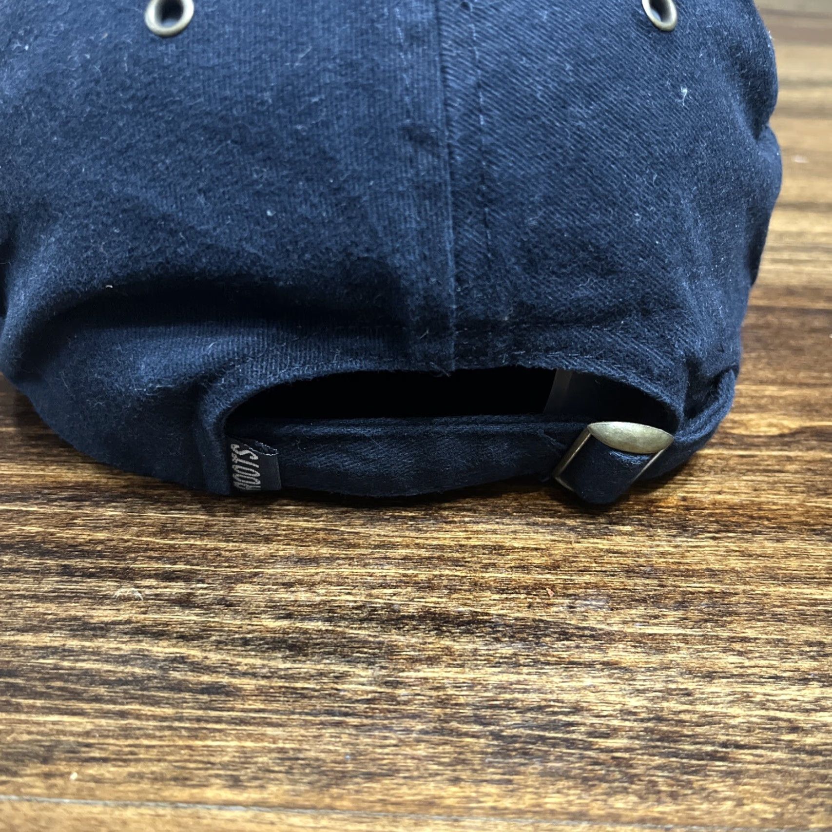 Roots Roots Hat Mens One Size Cad Navy Blue Cotton Baseball Cap Adjustable Casual Dad Outdoor Retro Style Baseball Cap Mens Size ONE SIZE - 5 Thumbnail