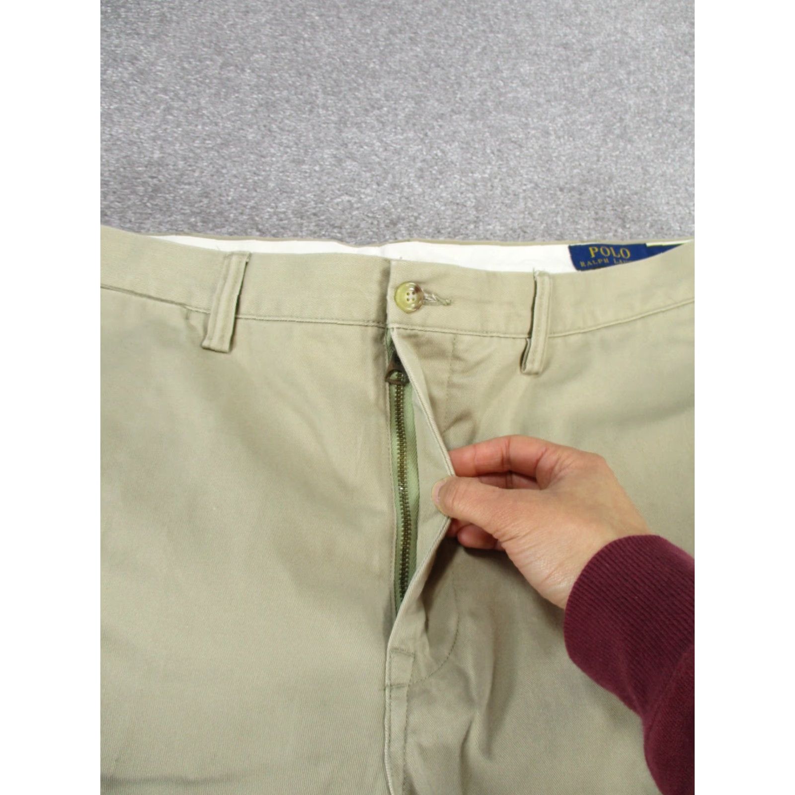 Polo Ralph Lauren Polo Ralph Lauren Pants Mens 36 Beige Twill Chinos Classic Fit 36X31 Size US M / EU 48-50 / 2 - 3 Thumbnail