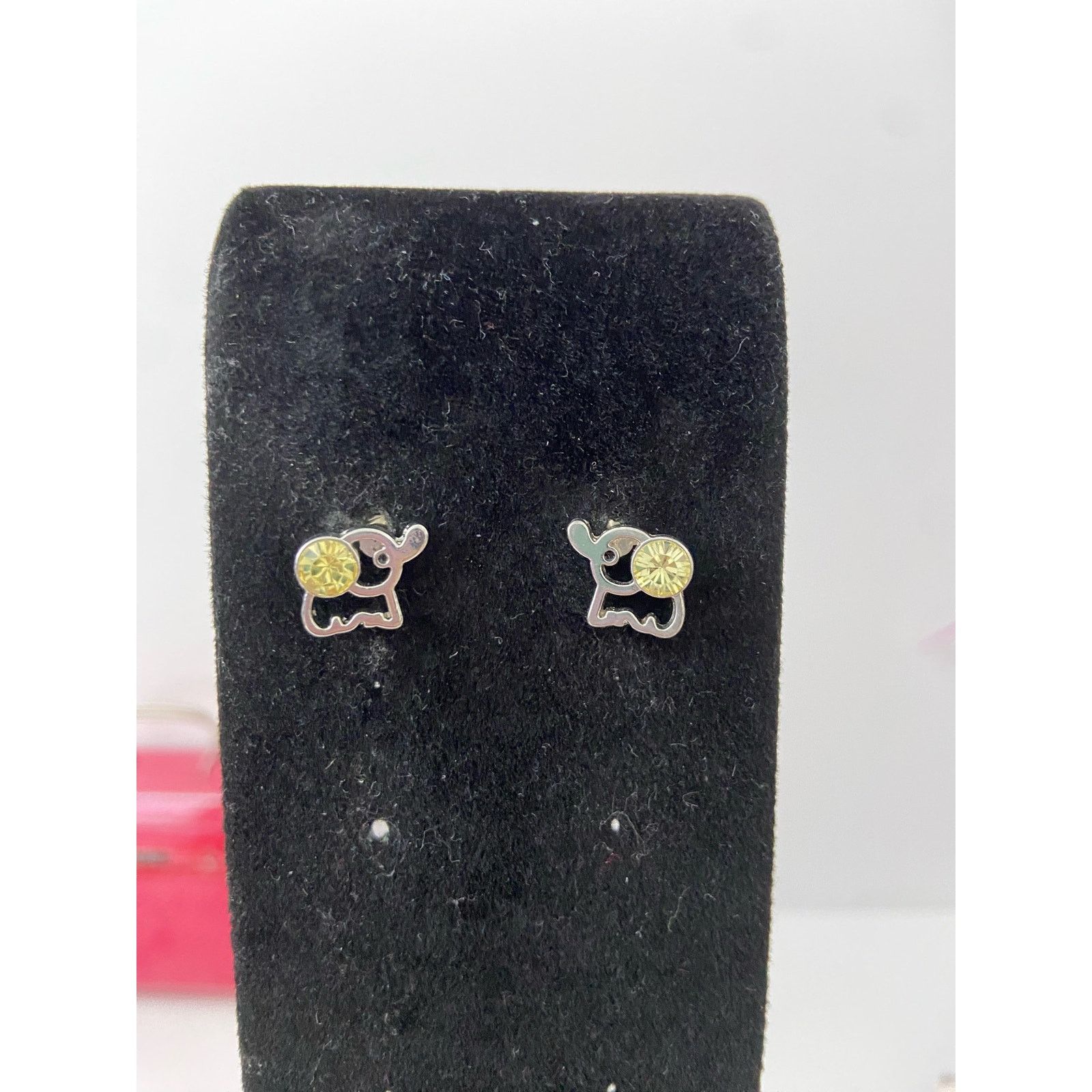 Other elephant stud earrings silver tone Size ONE SIZE - 4 Thumbnail