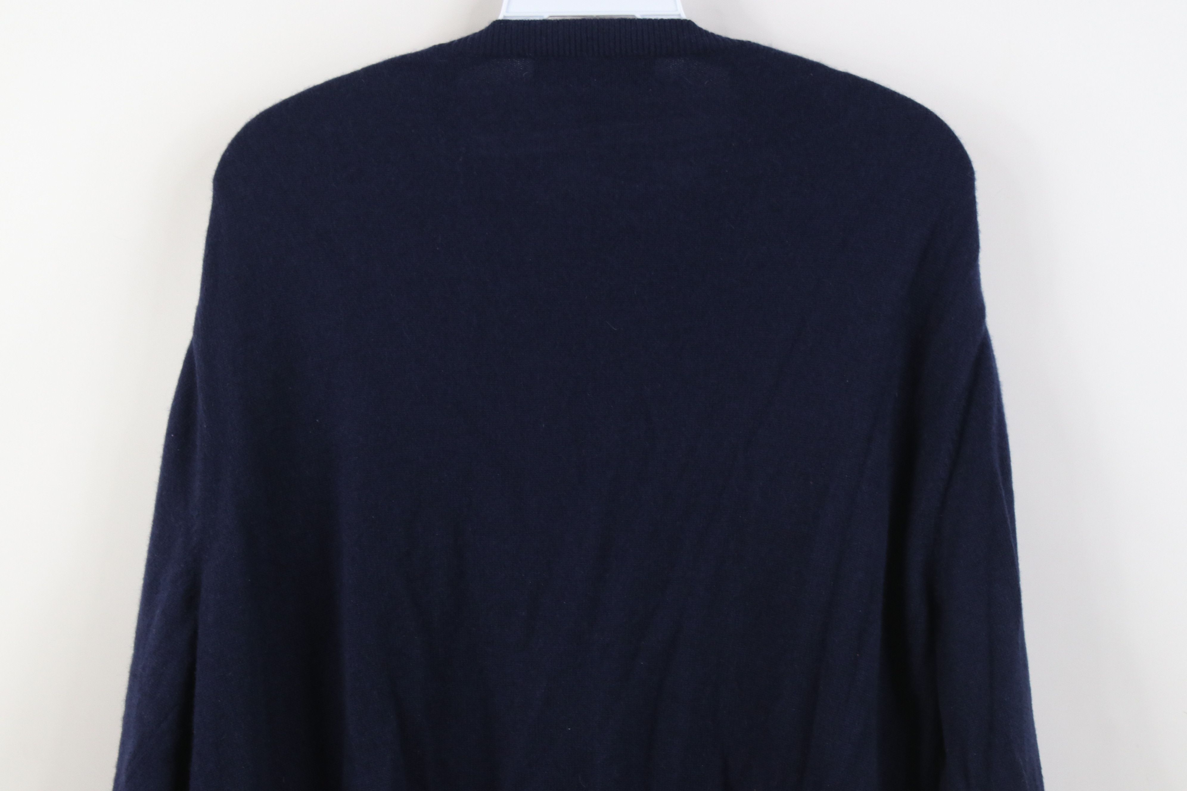 Vineyard Vines Vineyard Vines Soft Cashmere Knit V-Neck Sweater Navy Blue Size US L / EU 52-54 / 3 - 10 Thumbnail