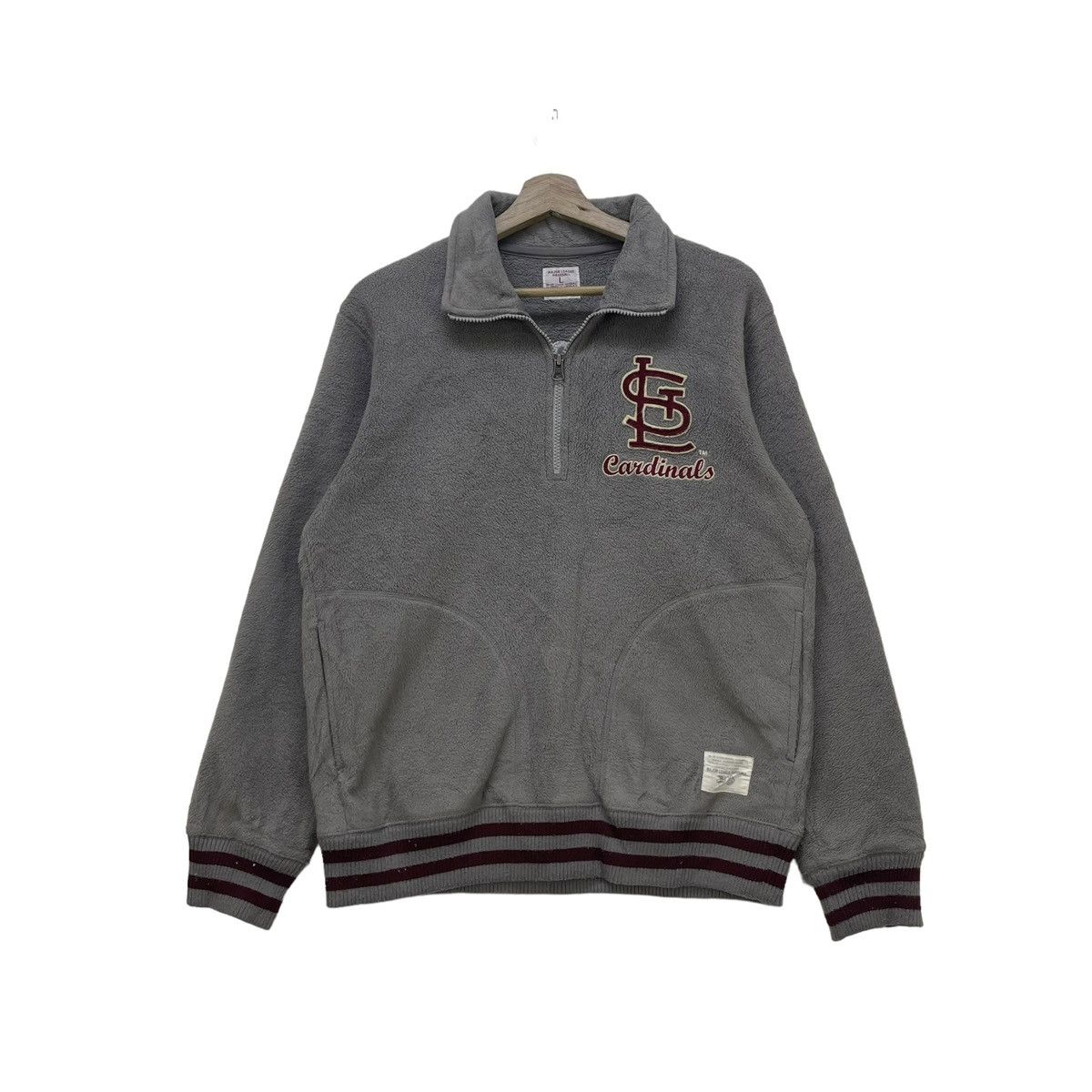 MLB Vintage Major League Baseball Cardinals Pullover Jacket Size US M / EU 48-50 / 2 - 2 Thumbnail