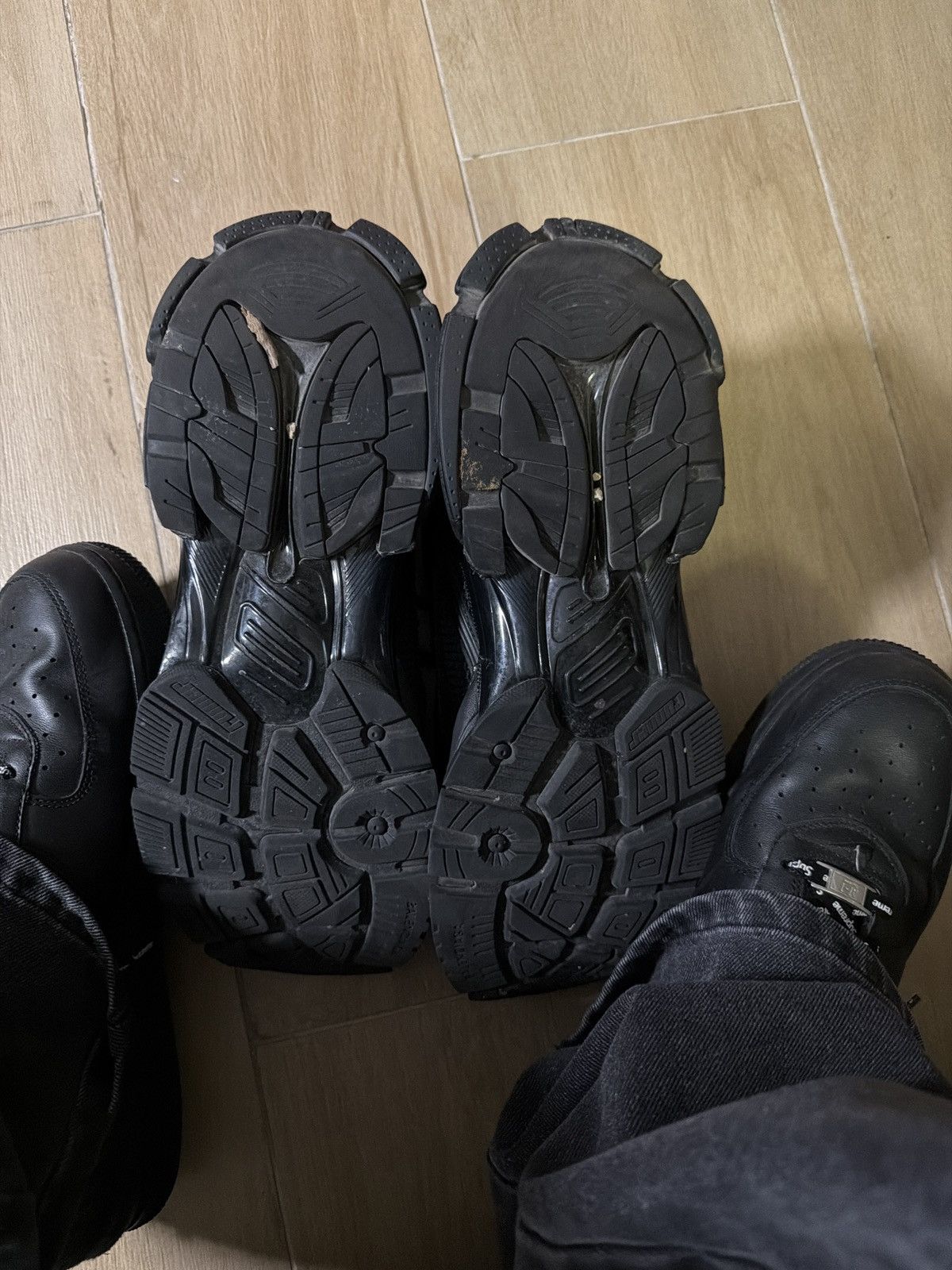 Balenciaga Black Balenciaga Runners Size US 12 / EU 45 - 4 Thumbnail