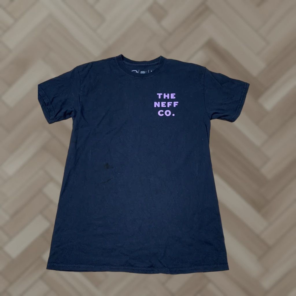 CO Neff T Shirt Logo Black M Men Short Sleeve Crew Neck 5054 Size US M / EU 48-50 / 2 - 1 Thumbnail
