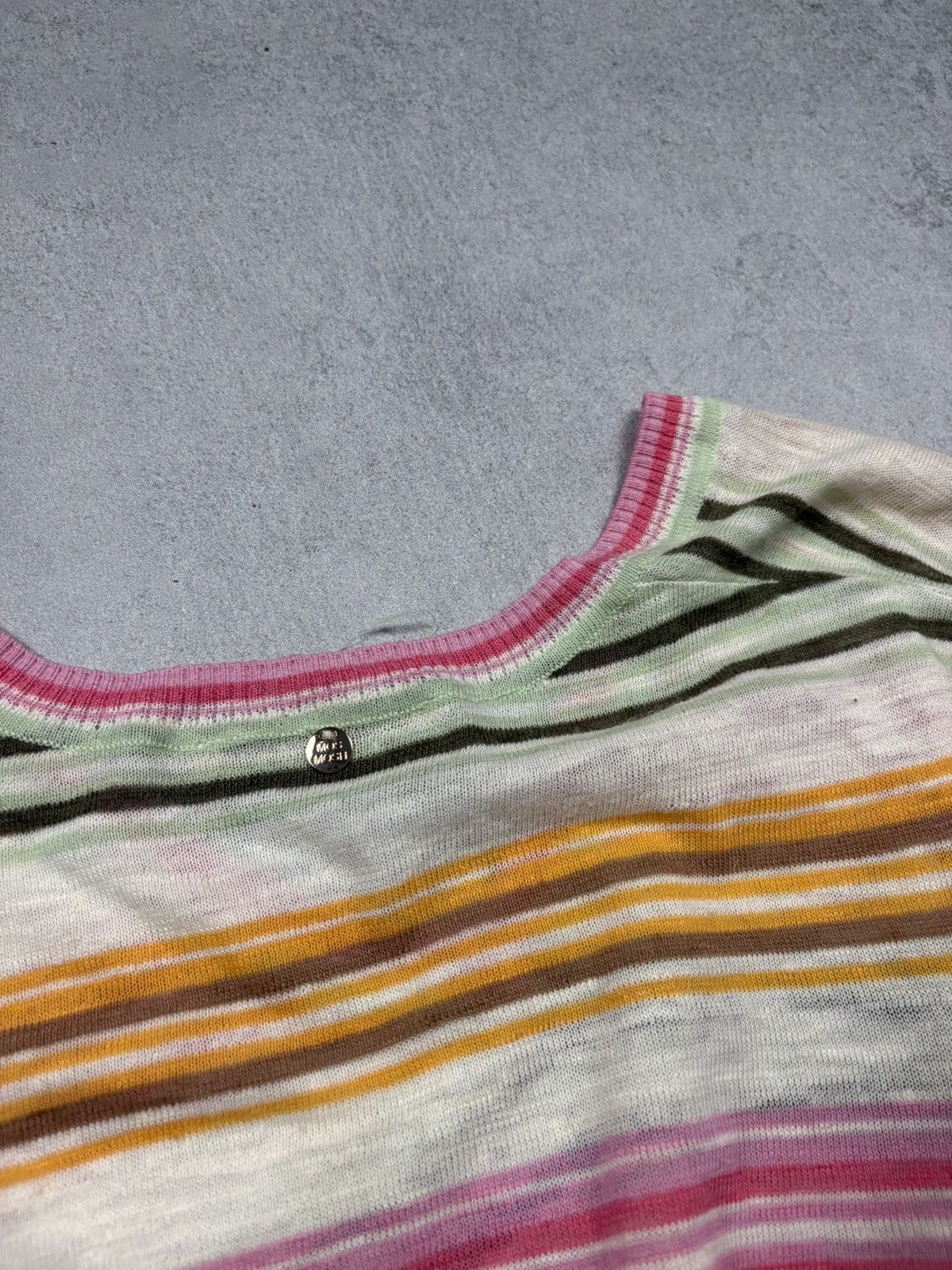 Other MOS MOSH Striped V-Neck Lightweight Knit Top Women’s S Size S / US 4 / IT 40 - 9 Thumbnail