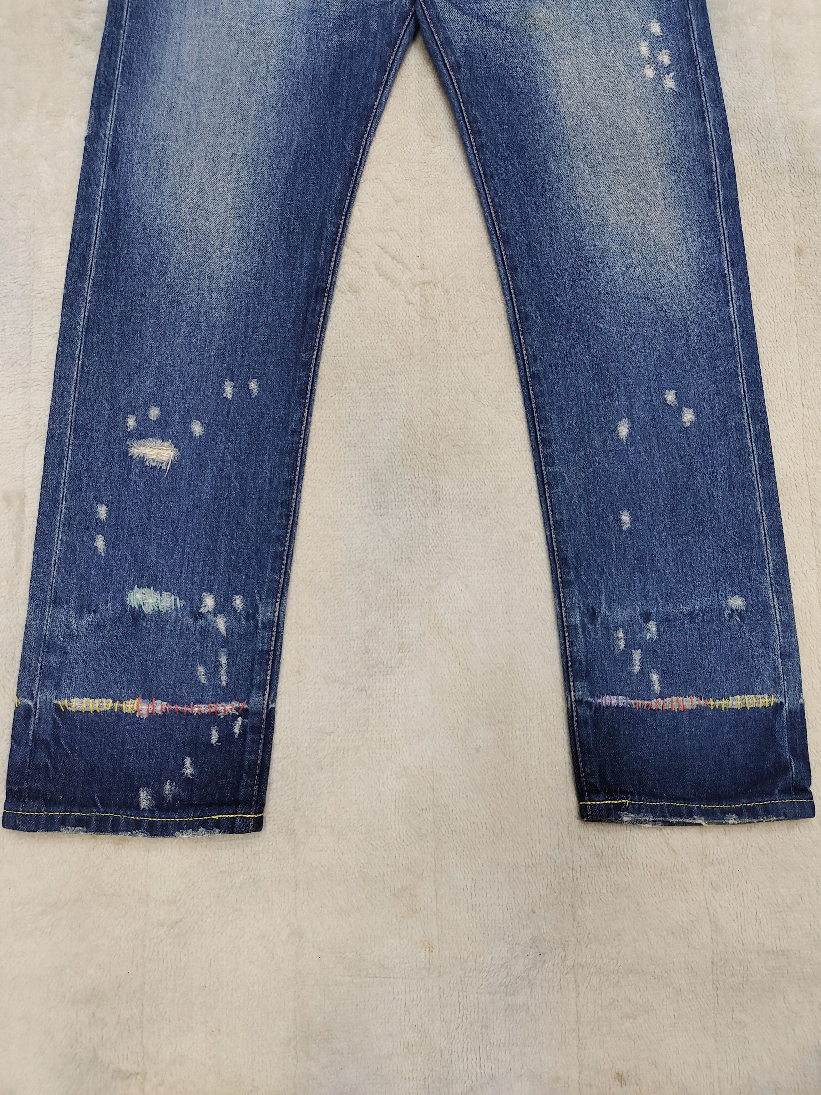 Tsumori Chisato Tsumori Chisato- Hand Multicolor Stitch Distressed Archived Size US 30 / EU 46 - 3 Thumbnail
