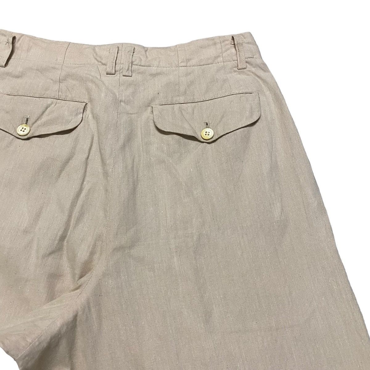 Comme des Garcons Homme AD1989 Comme Des Garcons Homme Linen Baggy Pants Size US 28 / EU 44 - 11 Thumbnail