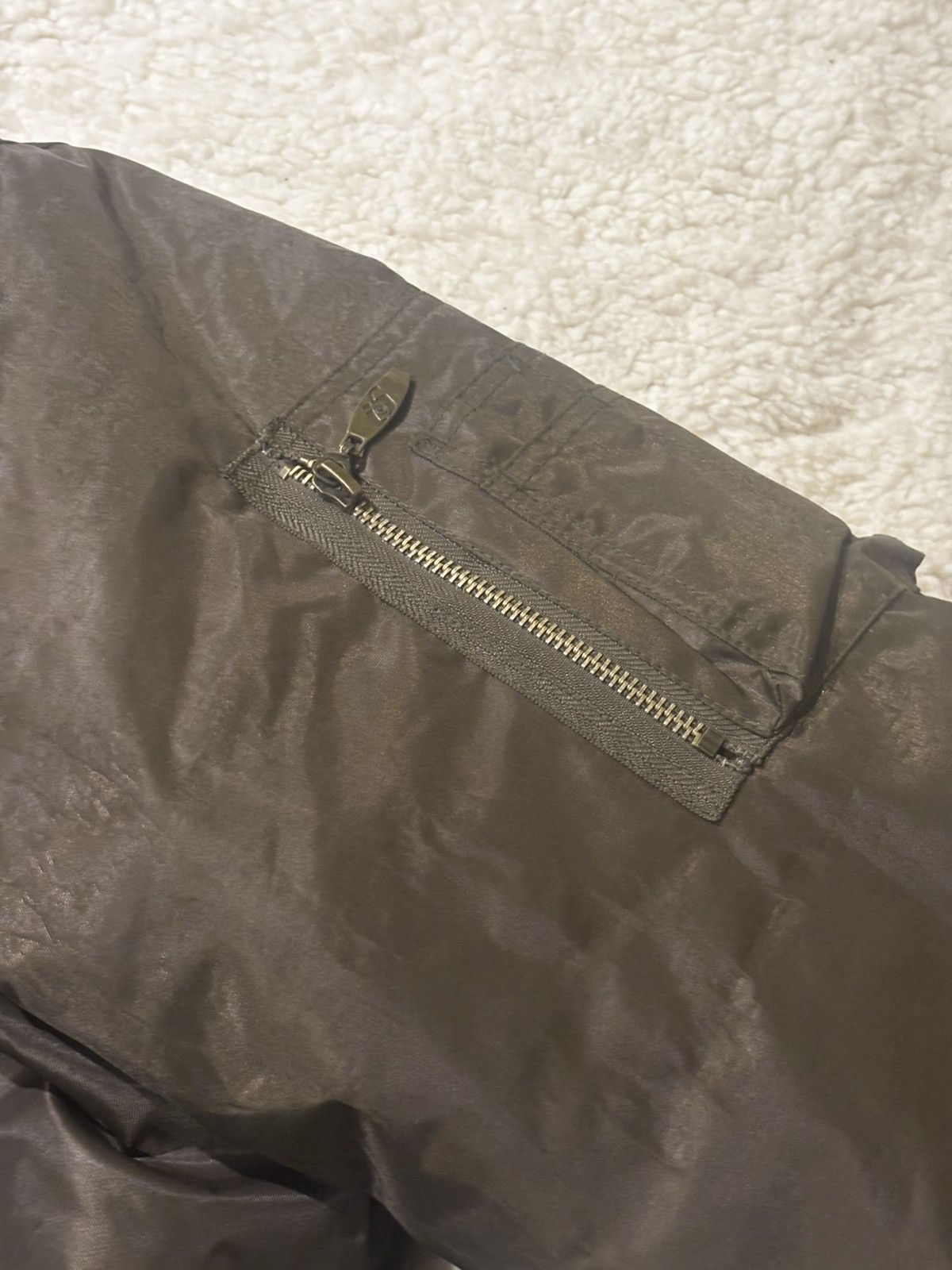 Other Khaki puffer bomber jacket0116 Size US L / EU 52-54 / 3 - 4 Thumbnail