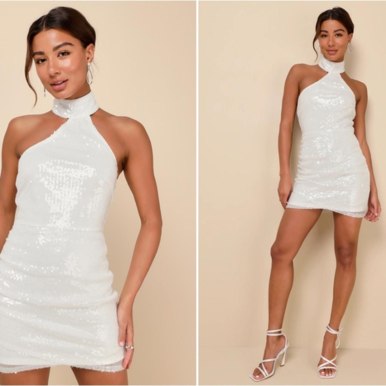 Lulus LULUS Bachelorette Engagement Bridal Sexy Sequin Mini Size XL / US 12-14 / IT 48-50 - 1 Thumbnail