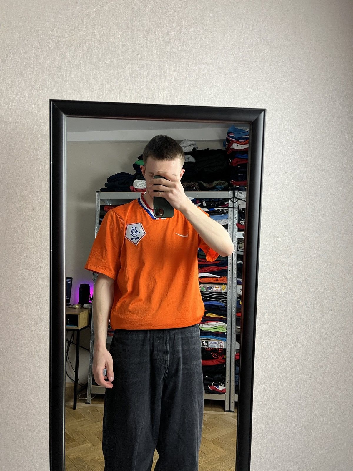 Nike × Vintage Nike Netherlands Holland 2008 Home Soccer Jersey Vintage Size US XL / EU 56 / 4 - 2 Thumbnail