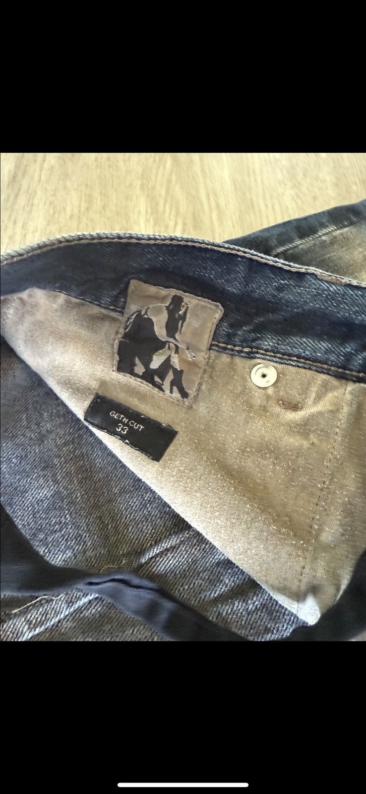 Rick Owens Rick Owens Geth denim Size US 33 - 6 Thumbnail