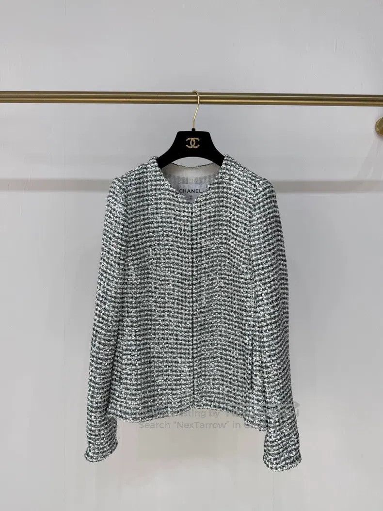 Chanel Chanel 23P sequin knitted tweed jacket Size XXS / US 00 / IT 34 - 1 Thumbnail