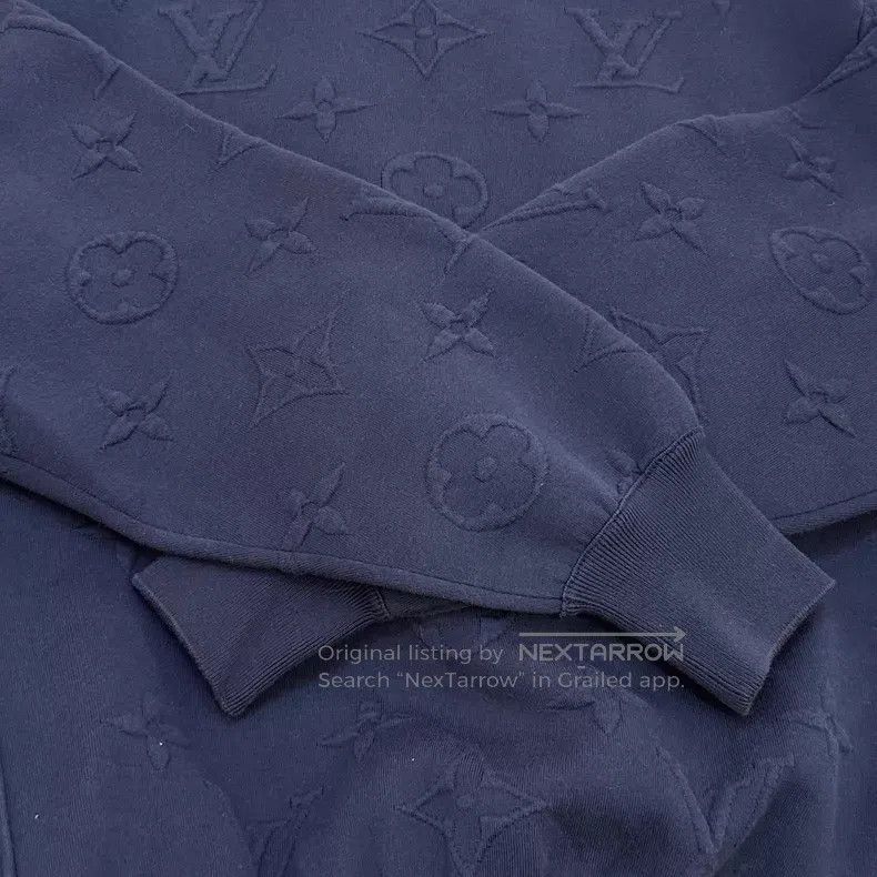 Louis Vuitton Louis Vuitton Jacquard embossed full-print sweatshirt Size US S / EU 44-46 / 1 - 6 Thumbnail