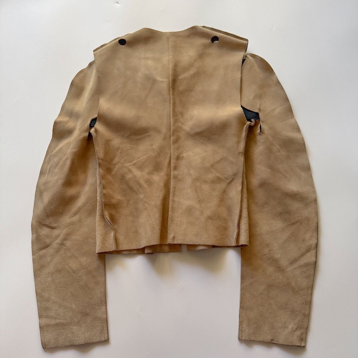 Maison Margiela Maison Margiela X H&M Suede Flat Pattern Cut Jacket Size S / US 4 / IT 40 - 5 Thumbnail