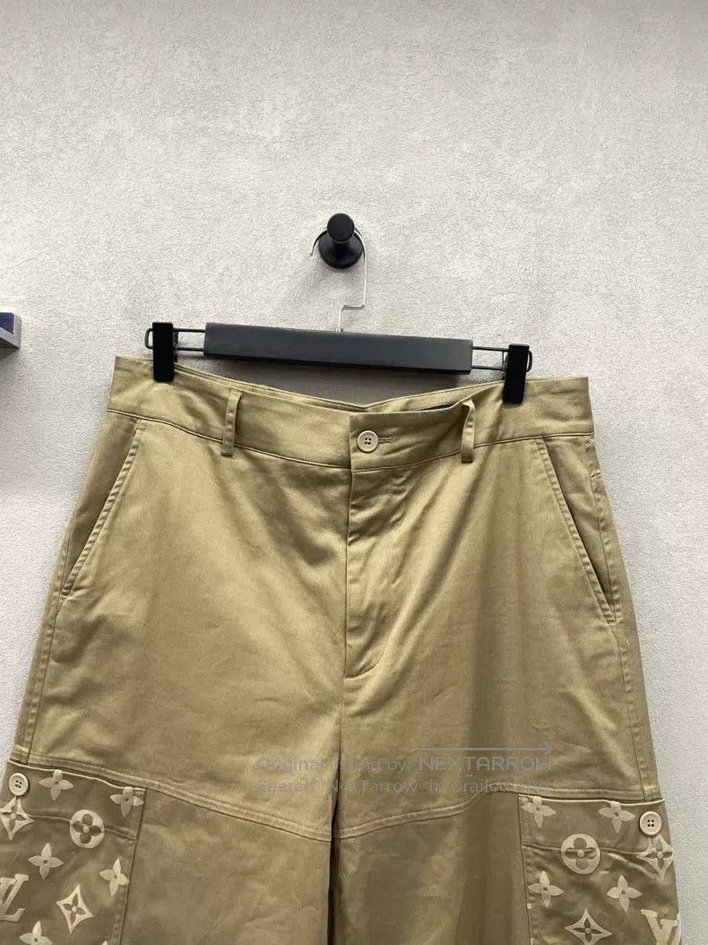 Louis Vuitton Louis Vuitton size US 50 Flocked khaki pants Size US 34 / EU 50 - 4 Thumbnail