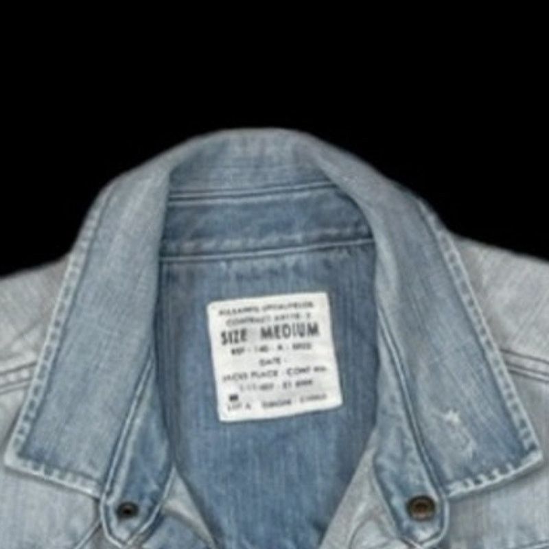 Allsaints All Saints Denim Shirt in Blue | Size M Size US M / EU 48-50 / 2 - 3 Thumbnail