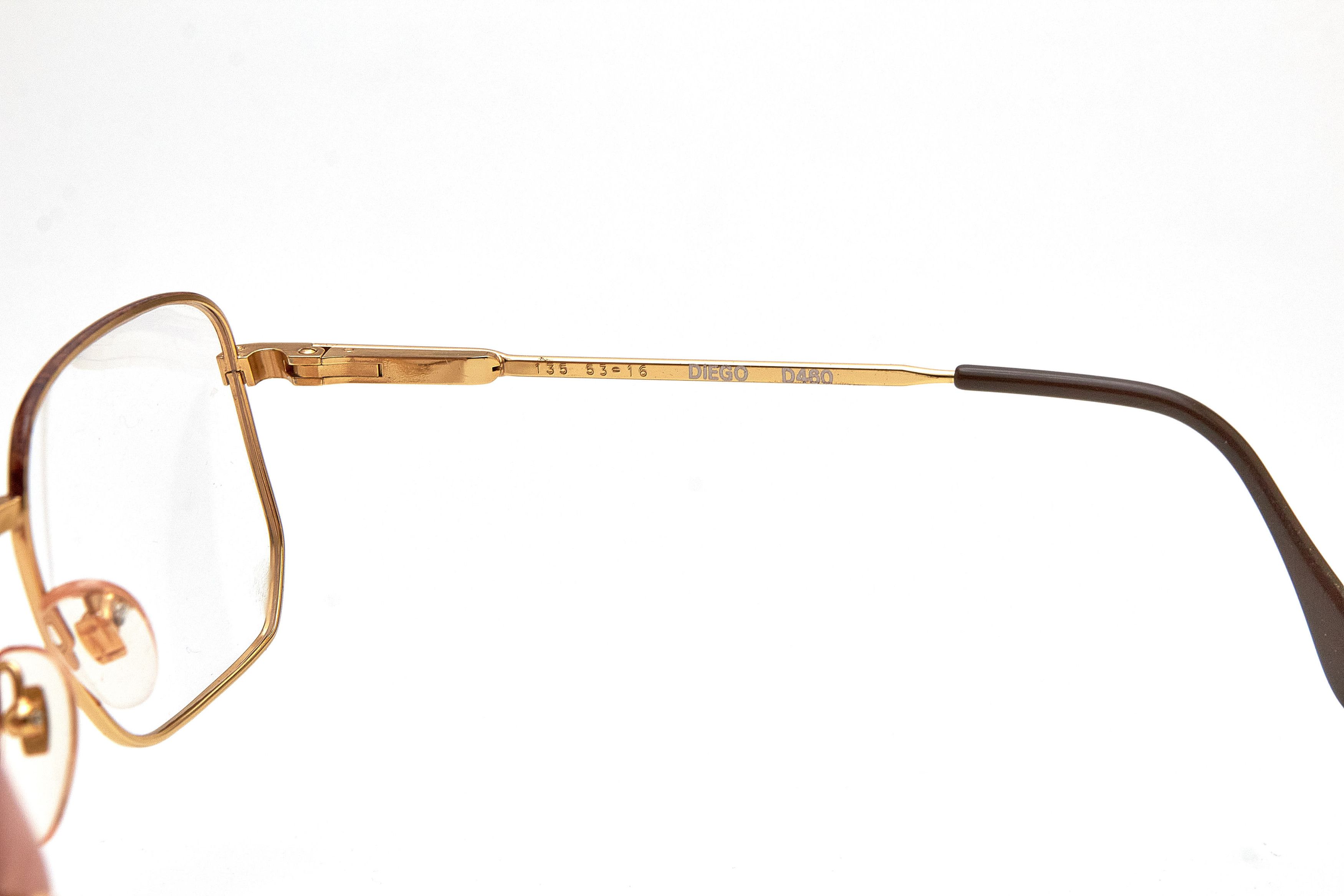 Vintage Old Money GRASSET Gold&Tortoise Rectangular Quiet Lux Specs Size ONE SIZE - 6 Thumbnail
