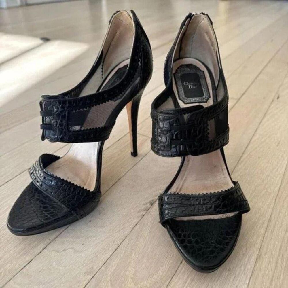Dior Dior Black Court Heels Size US 8 / IT 38 - 1 Thumbnail
