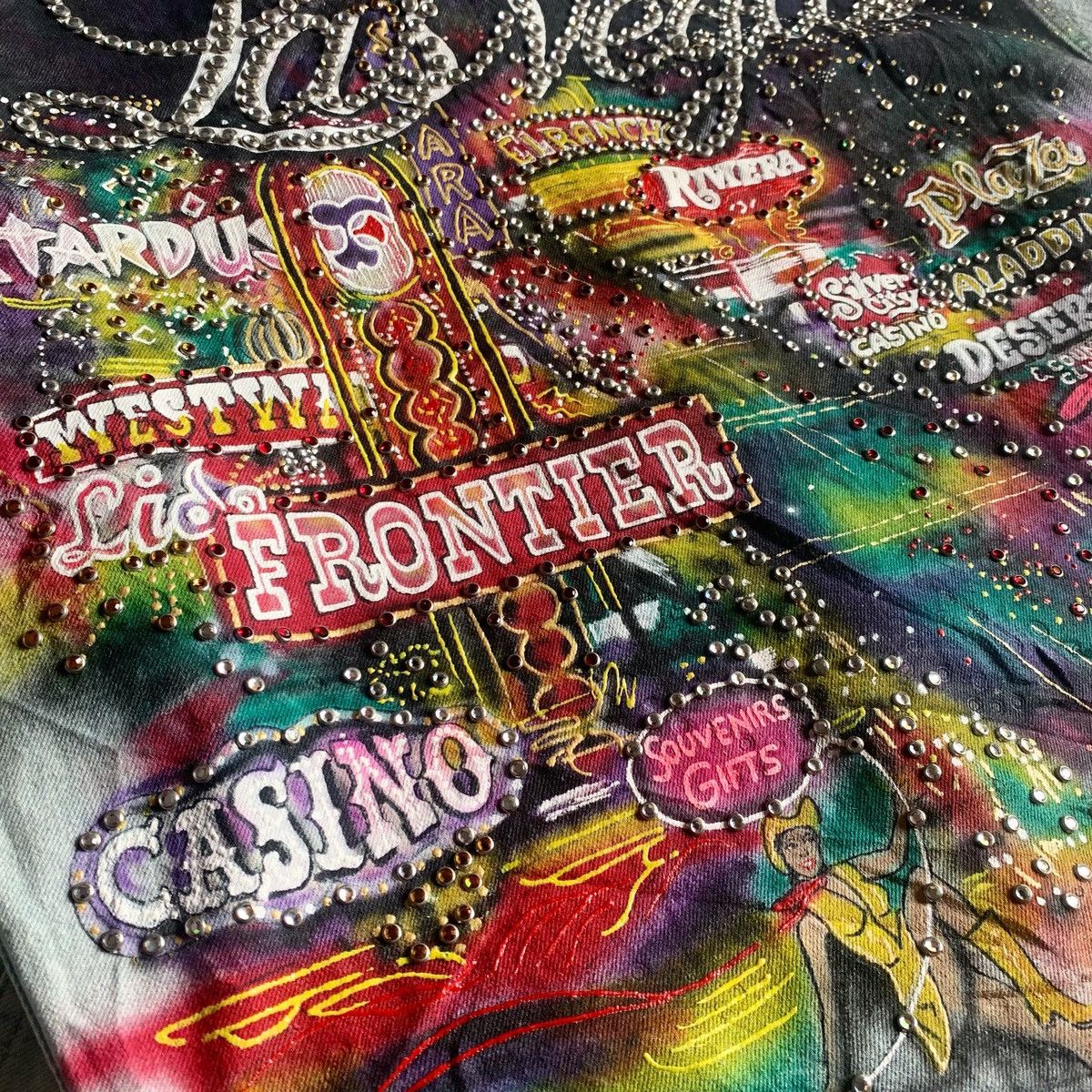 Vintage Vintage 1987 Artistry In Giitz Swarovski Diamond Las Vegas Size US XL / EU 56 / 4 - 6 Thumbnail