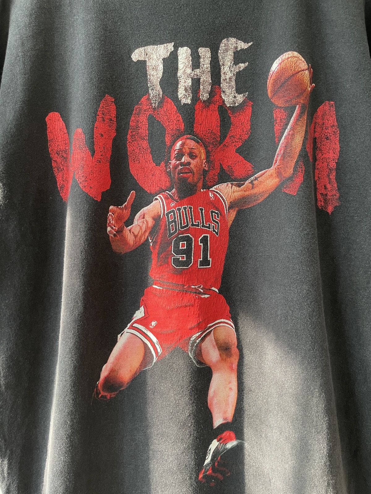 Vintage Vintage Boot Dennis Rodman 90s T-Shirt Size US L / EU 52-54 / 3 - 7 Thumbnail