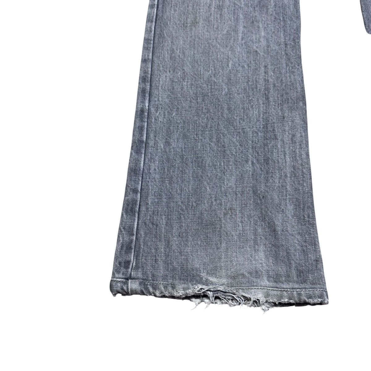L7 Real Hip L7 Real Hip Grey Denim Flare Jeans Hedi Slimane Size US 32 / EU 48 - 14 Thumbnail