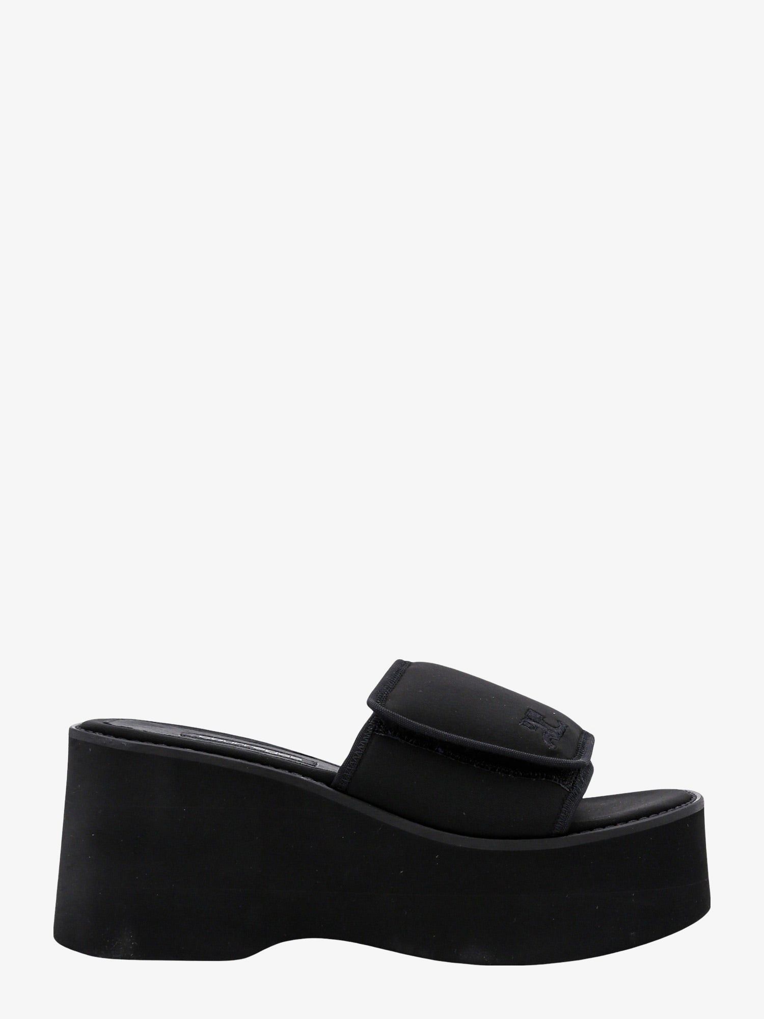 image of Courreges Scuba Wave Woman Black Sandals, Women's (Size 10)