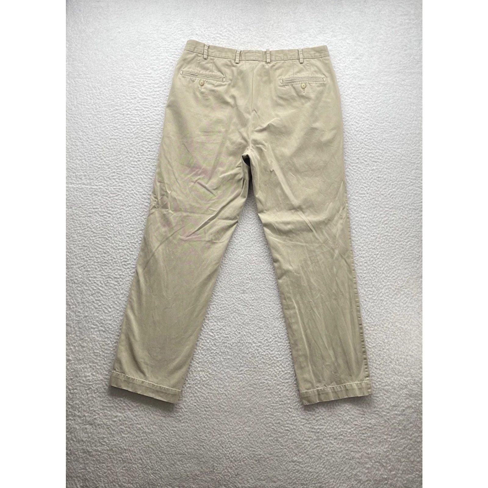Peter Millar Peter Millar Chino Pants Mens 36x30 Beige Pima Cotton Flat Front Golf Casual Clothing Size US 36 / EU 52 - 4 Thumbnail