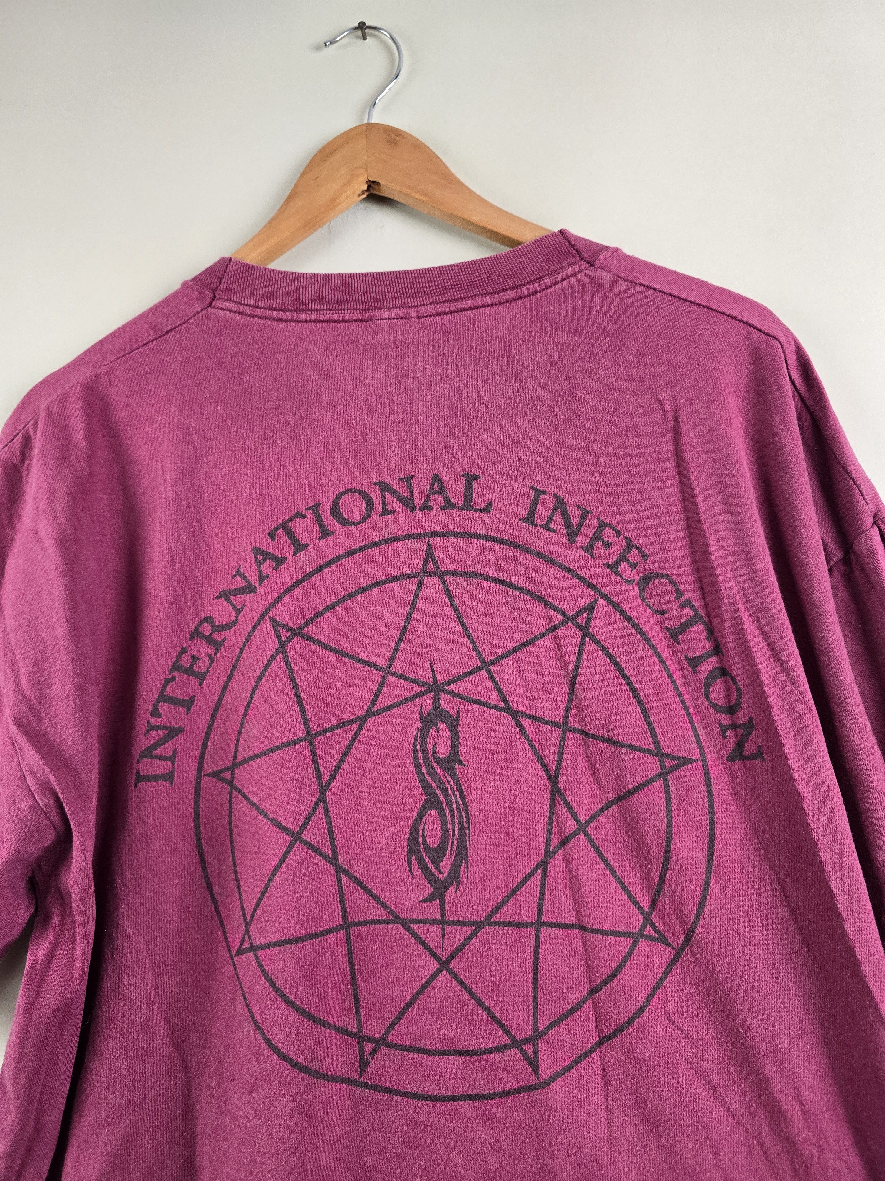 Band Tees × Slipknot × Vintage 2001 Slipknot Maggots International Infection XL 23" 29.5" Size US XL / EU 56 / 4 - 6 Thumbnail