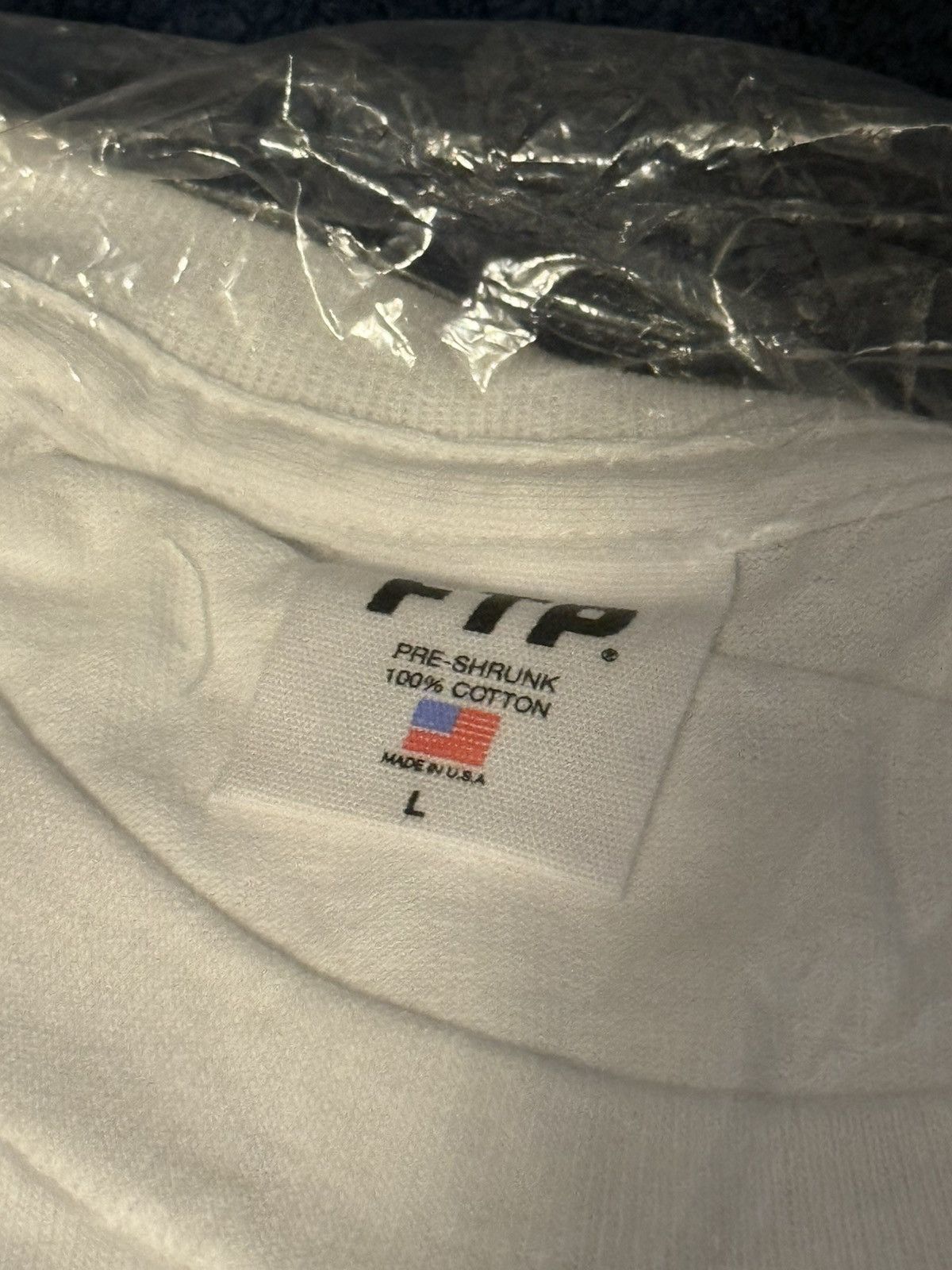 Fuck The Population FTP trademark tshirt (white) Size US L / EU 52-54 / 3 - 2 Thumbnail