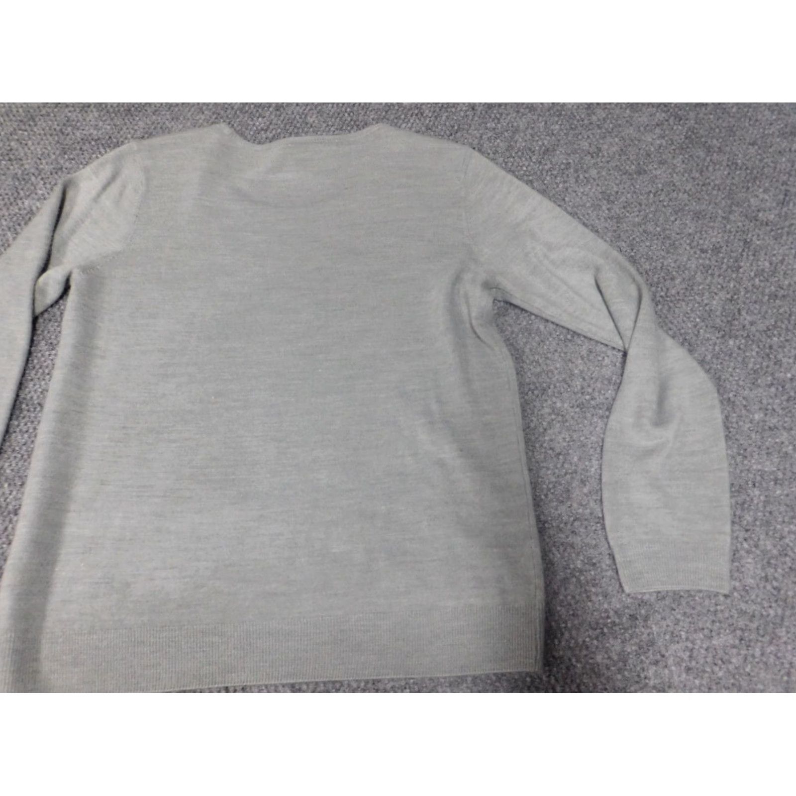 Vintage Cupio Womens Sweater Large Green Knit Crew Neck Pullover Classic Long Sleeve Winter Casual Size L / US 10 / IT 46 - 7 Thumbnail