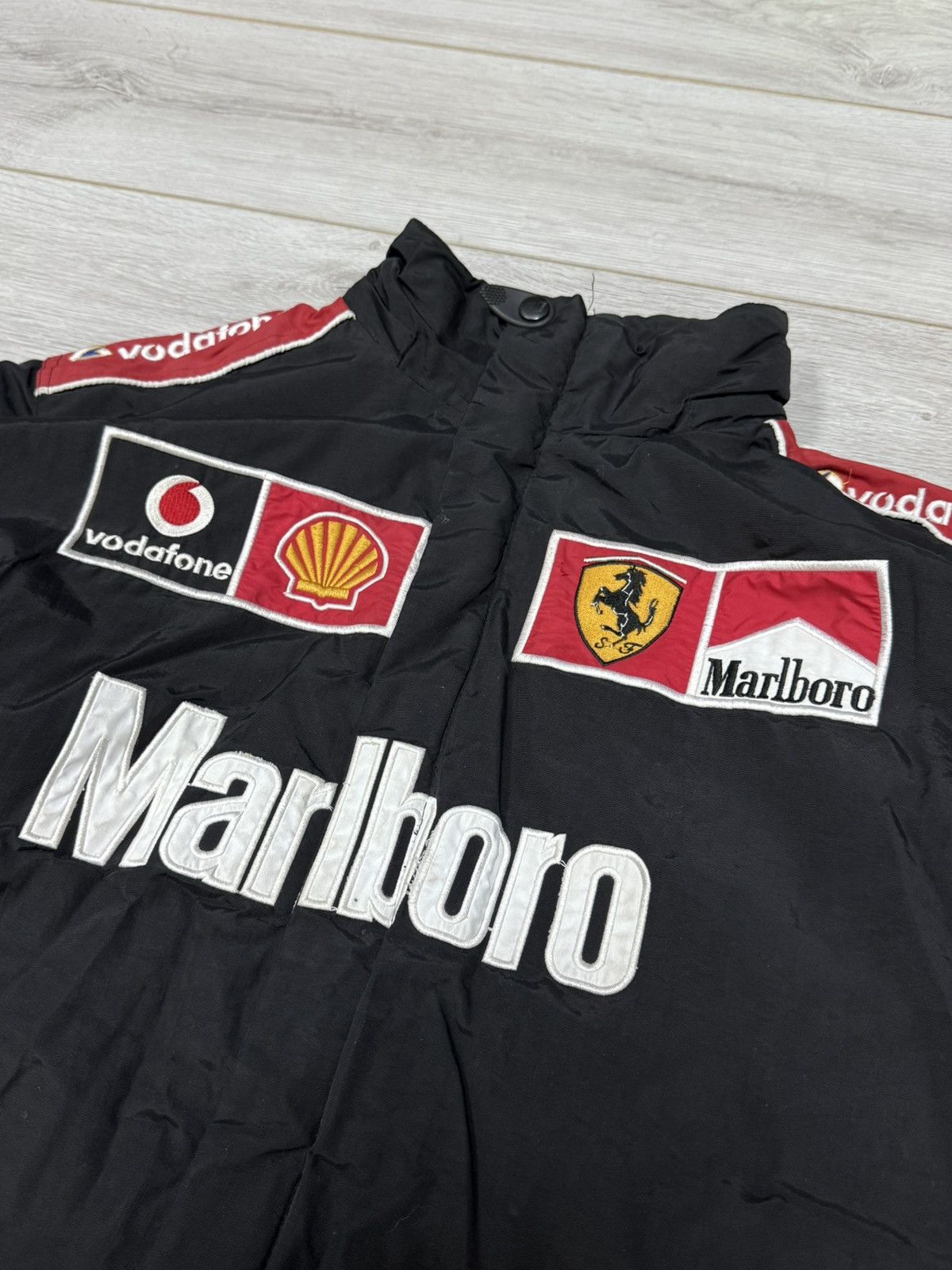 Marlboro Ferrari Marlboro Chase shell Vodafone vintage racing bomber Size US L / EU 52-54 / 3 - 3 Thumbnail