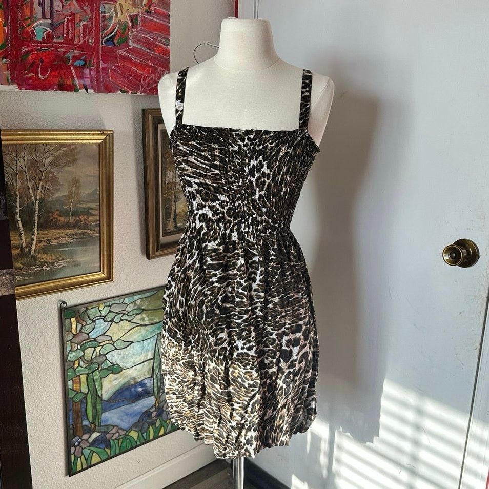Other just love brown leopard print dress Size M / US 6-8 / IT 42-44 - 1 Thumbnail