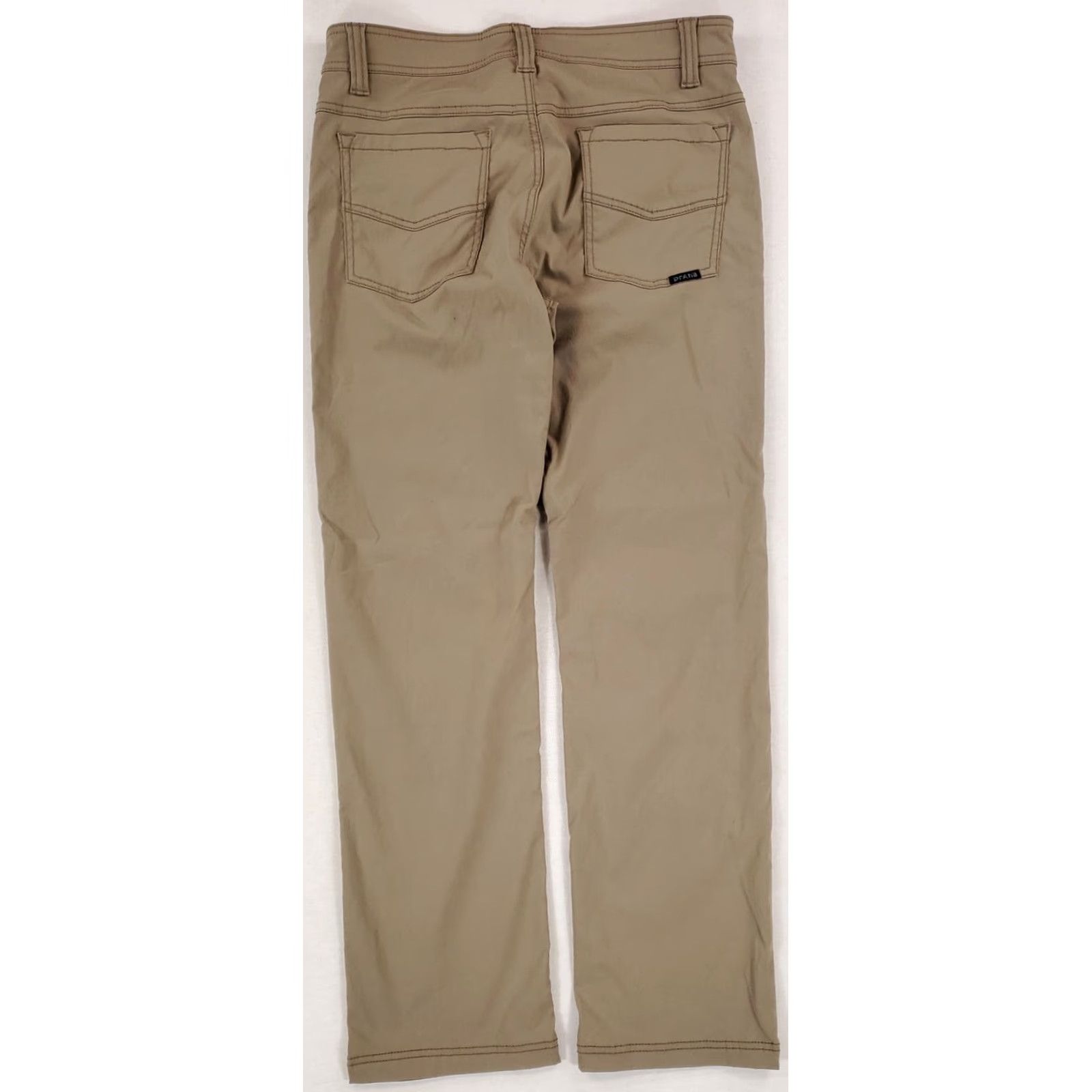 Prana prAna Hiking Breathe Pants Slim Fit Mens 32x29 30x30 Inch Brown Chino Pants Mens Regular 32 Brown Slim Fit 32x29 Actual Size US 32 / EU 48 - 3 Thumbnail
