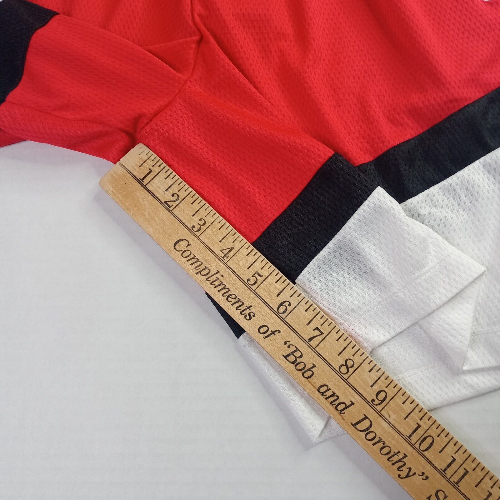 Nike Men's Nike Loose Fit Basketball Shorts Size L Red White Size US 32 / EU 48 - 2 Thumbnail