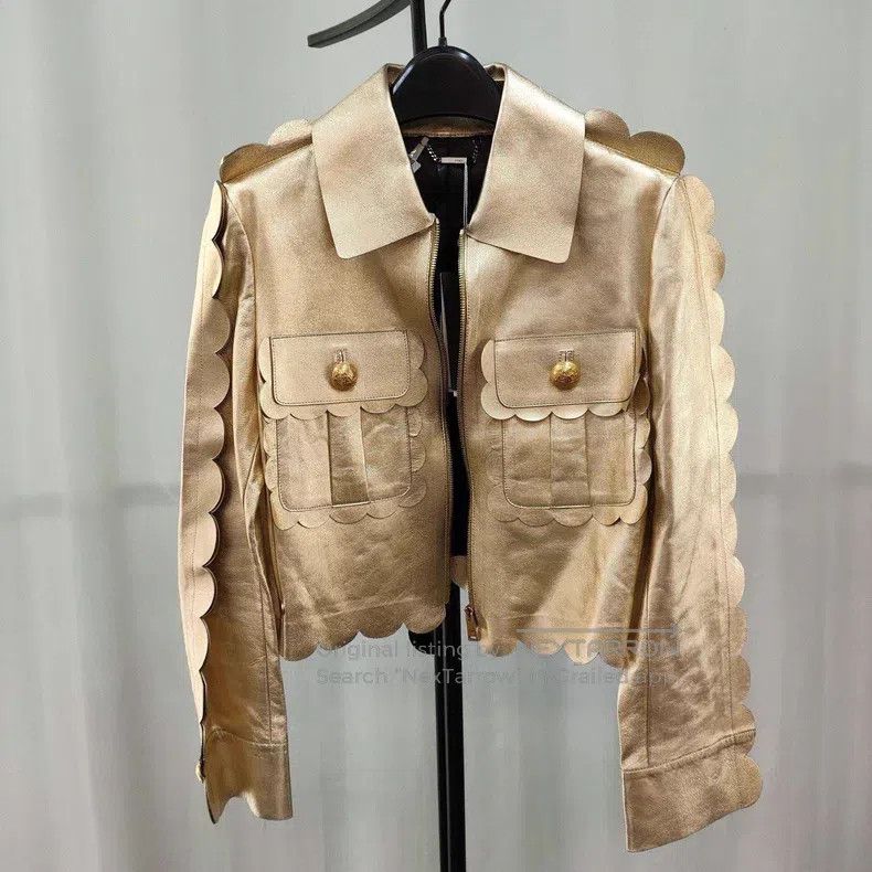 Fendi Gold Glitter Jacket