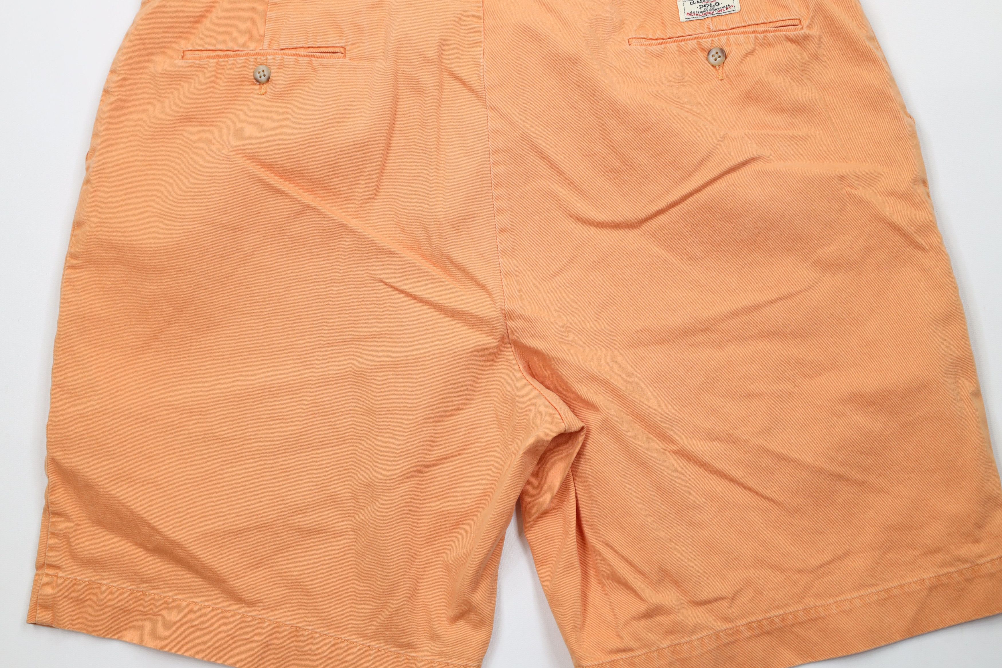 Ralph Lauren × Vintage Vintage 90s Ralph Lauren Above Knee Cotton Chino Shorts Size US 42 / EU 58 - 10 Thumbnail