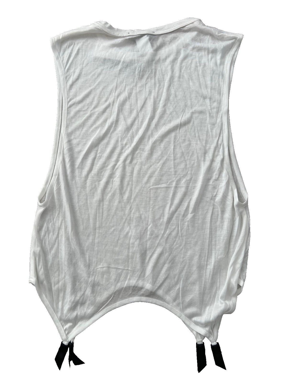 KIKI DE MONTPARNASSE *** KIKI DE MONTPARNASSE Muscle Garter Tank White ( S ) Size S / US 4 / IT 40 - 2 Thumbnail