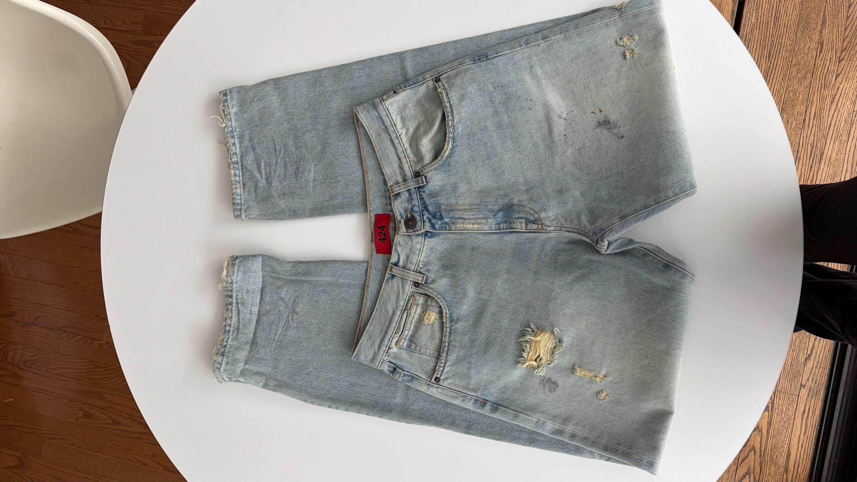 424 424 Distressed Denim Size US 32 / EU 48 - 6 Thumbnail
